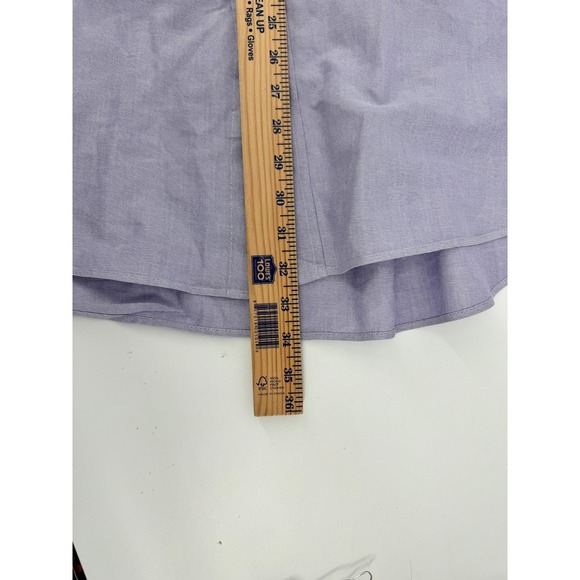Ralph Lauren Classic Fit Oxford Shirt 18 Purple Button Down Pony Men  34 35 - Picture 6 of 10